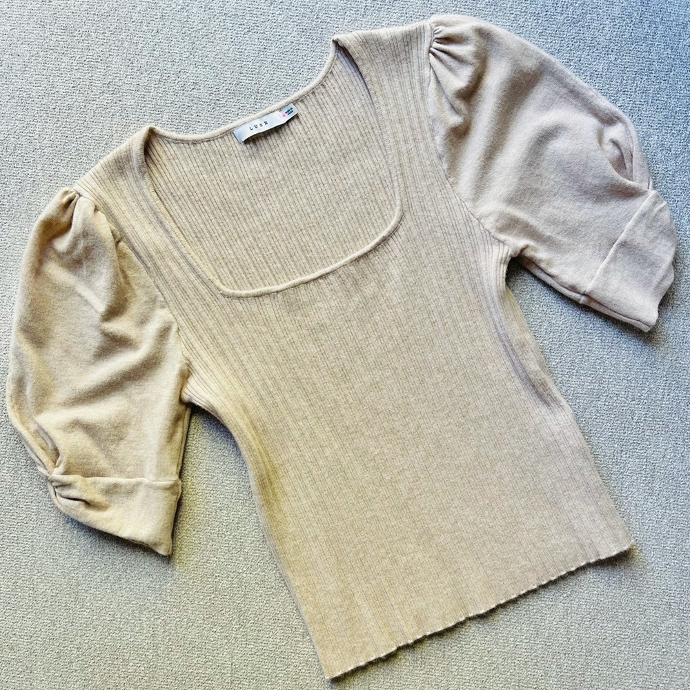 Lush square neck, crop top